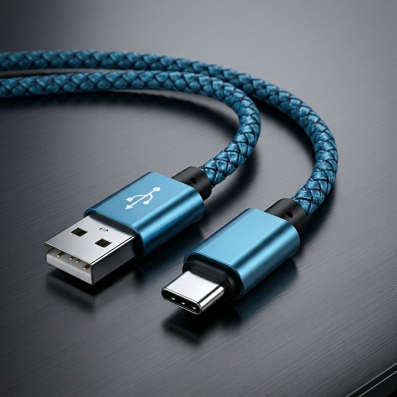 Braided USB to Type-C Fast Charging Data SYNC Charger Cable Cord 3/6/10FT Lot