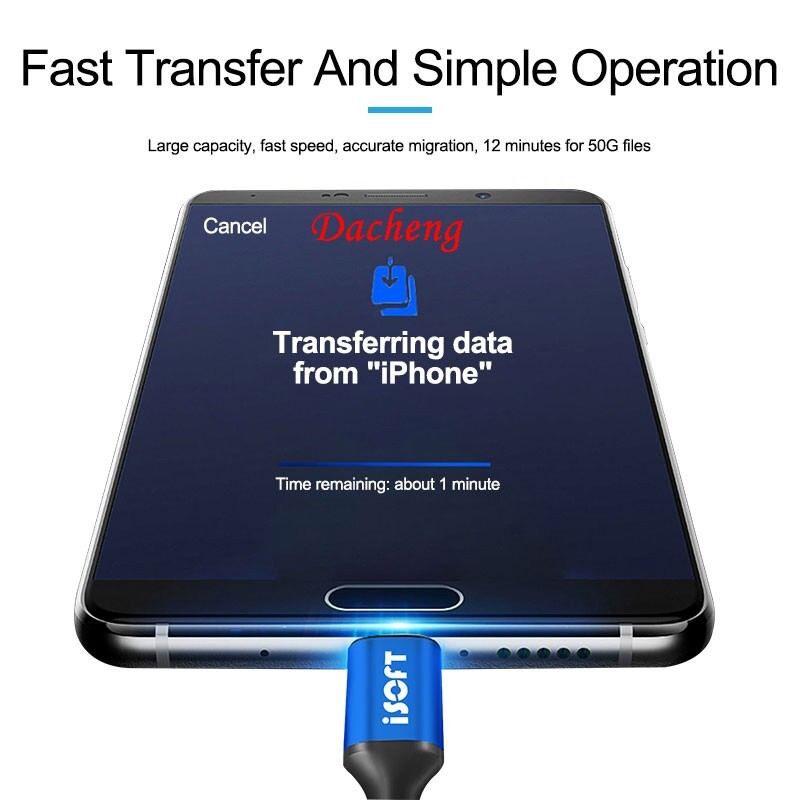 IPHONE data transmission cable,android to iphone,iphone to iphone data copy gallery