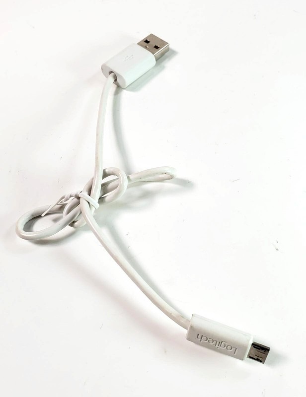 Logitech Charge/Data Sync Cable for Micro USB Charging Ports - White gallery
