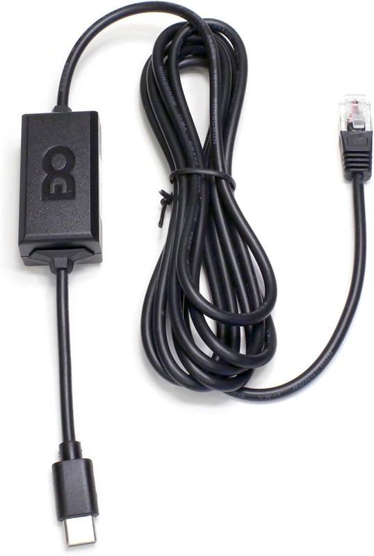 USB-C to RJ11 6 Ft Power Cord for Beltronic Sti Escort Passport Uniden Cobra Roa
