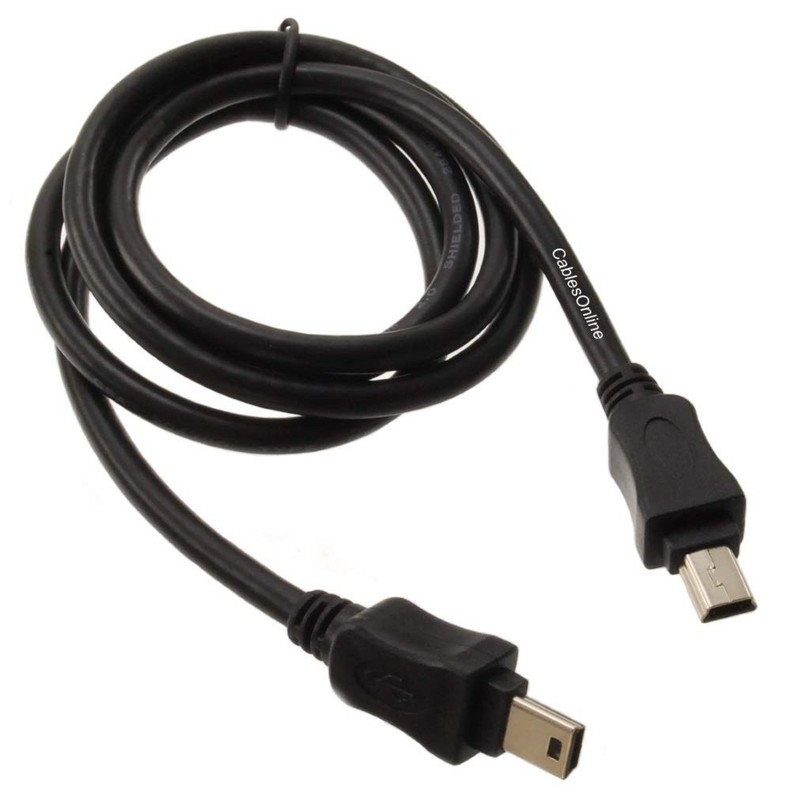 3ft USB 2.0 Mini-B 5-Pin Male to Male Cable, High-Speed Data Transfer