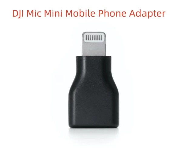 Original DJI Mic Mini Mobile Phone Adapter USB-C/Type-C-Black