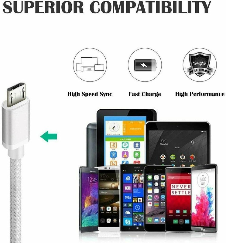 Heavy Duty Fast Charger USB Micro USB MINI USB Cable Cord For Samsung Android LG gallery