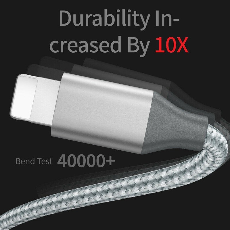 Fast Charger Cable Heavy Duty For iPhone 14 12 11 X XR 8 Charging Cord Wholesale gallery