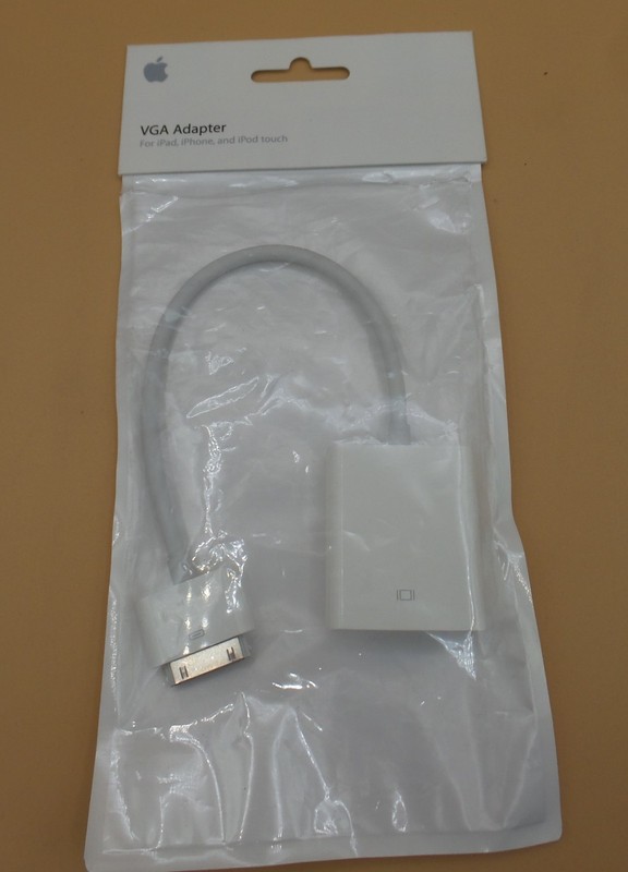 Genuine Apple iPhone iPod iPad 30 Pin VGA Display Adapter MC552ZM/B A1368 -NEW