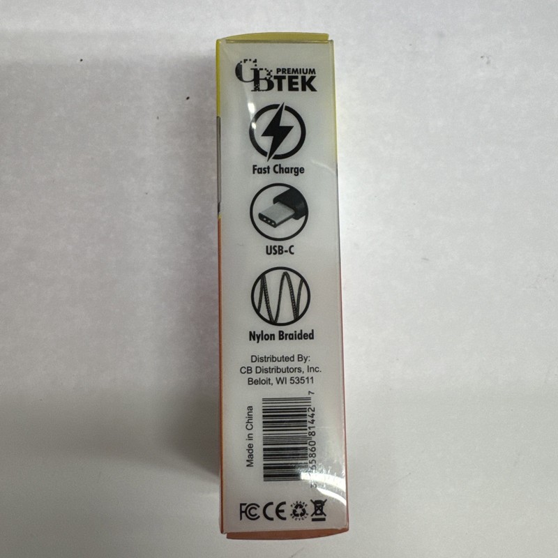 CBTEK iPhone MFI Certified 6ft Cables type c to type c, white gallery
