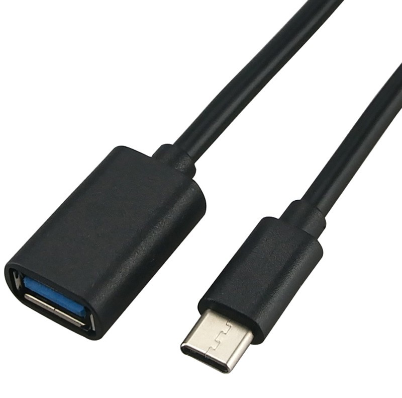 Type C to USB, USB 3.0 Male OTG A Female Data Connector Converter Cable Adapter
