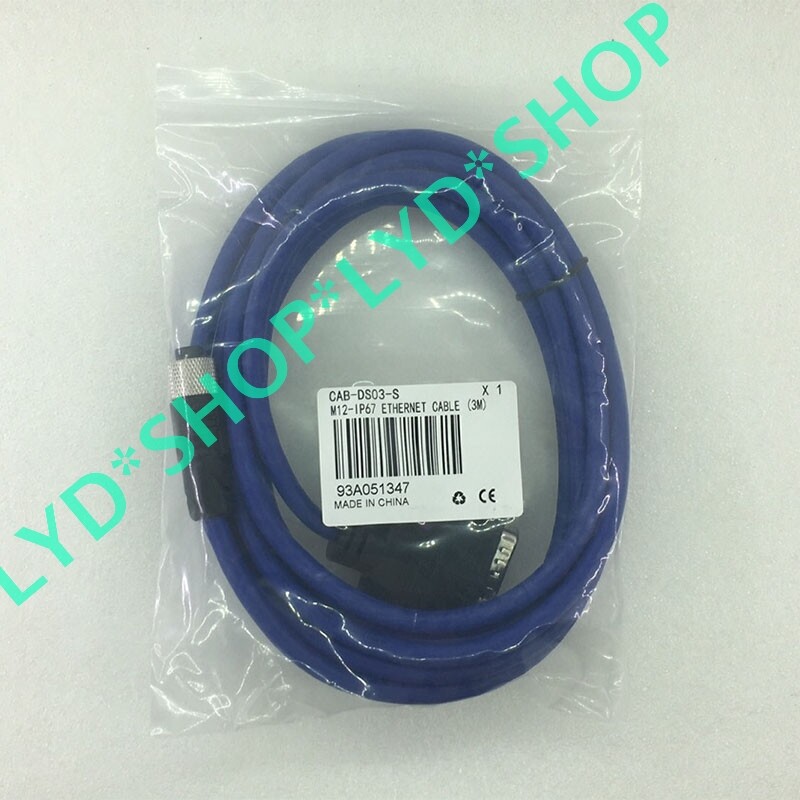 1pc New CAB-DS03-S 17Pin Connector Cable M12-IP67 To CBX 3 Meters