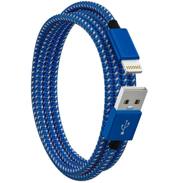 Varthus Phone Charger Cable 10 Pack Black & Blue01 For iPhone gallery