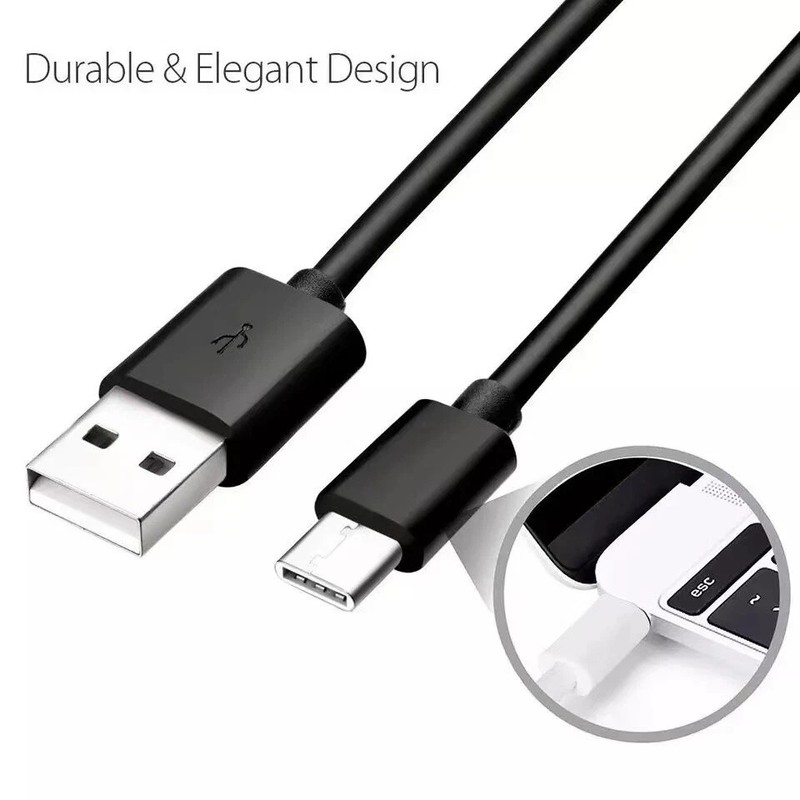 6FT OEM Type USB-C to USB-A Fast Charge Cable Cord Quick Charger Charging Sync gallery