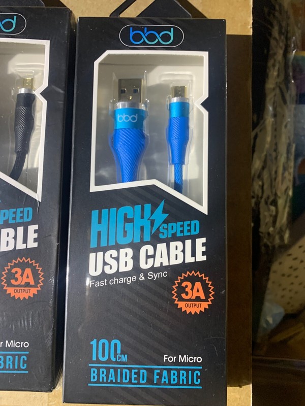 Micro USB Braided Charger Fast Charging 3 amp Cable Cord For Android Cell Phone gallery