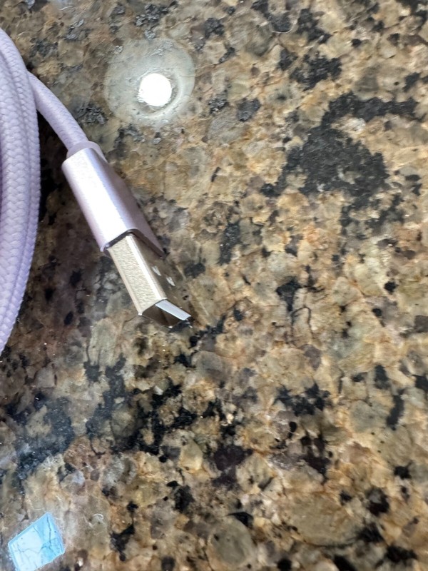 USB-A to 8 Pin iPhone Fast Charging/Data Transfer Charger Cable Purple 10' gallery