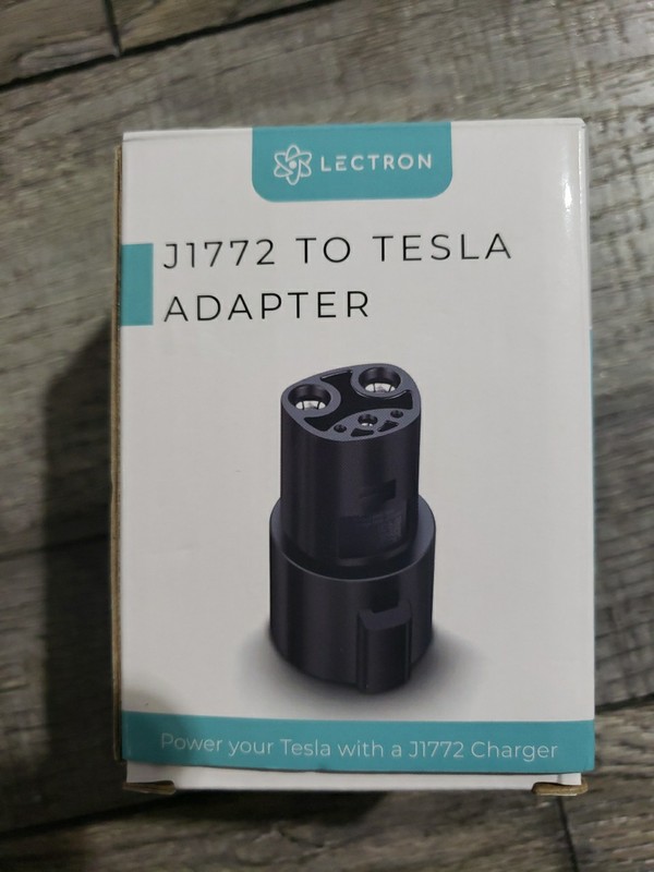 Lectron J1772 to Tesla Adapter 80 Amp (240V) - EV Charging Adapter Compatible... gallery