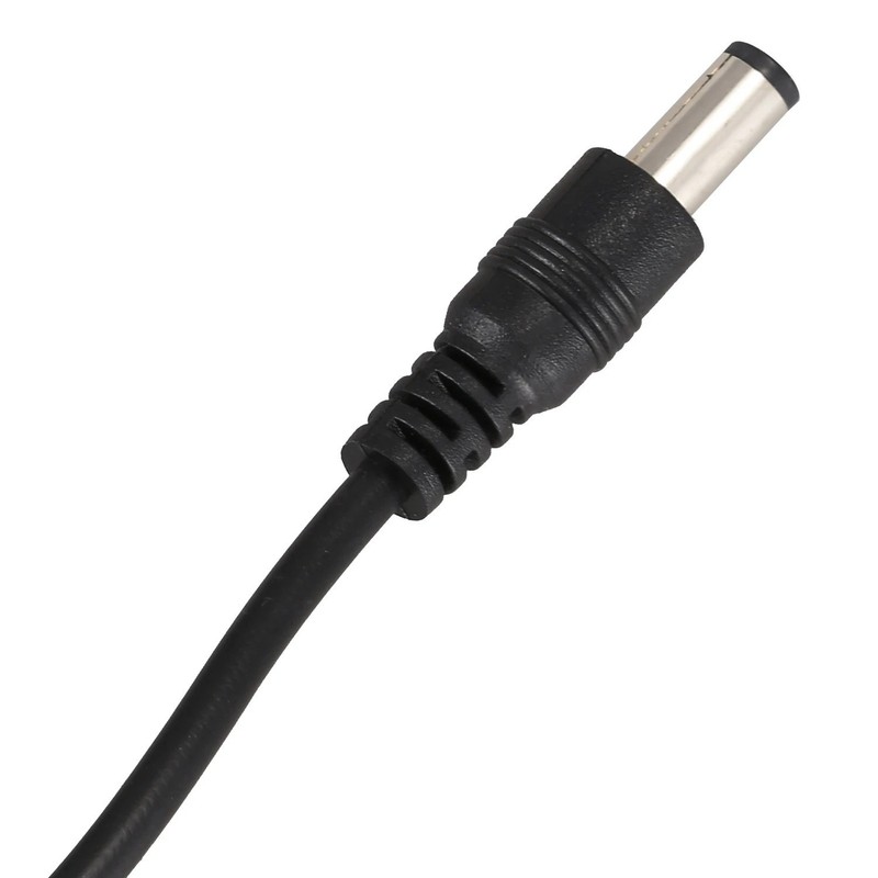 USB Cable 5.5mm / 2.1mm 5V DC Barrel Jack Power Cable (Black, 75cm) gallery