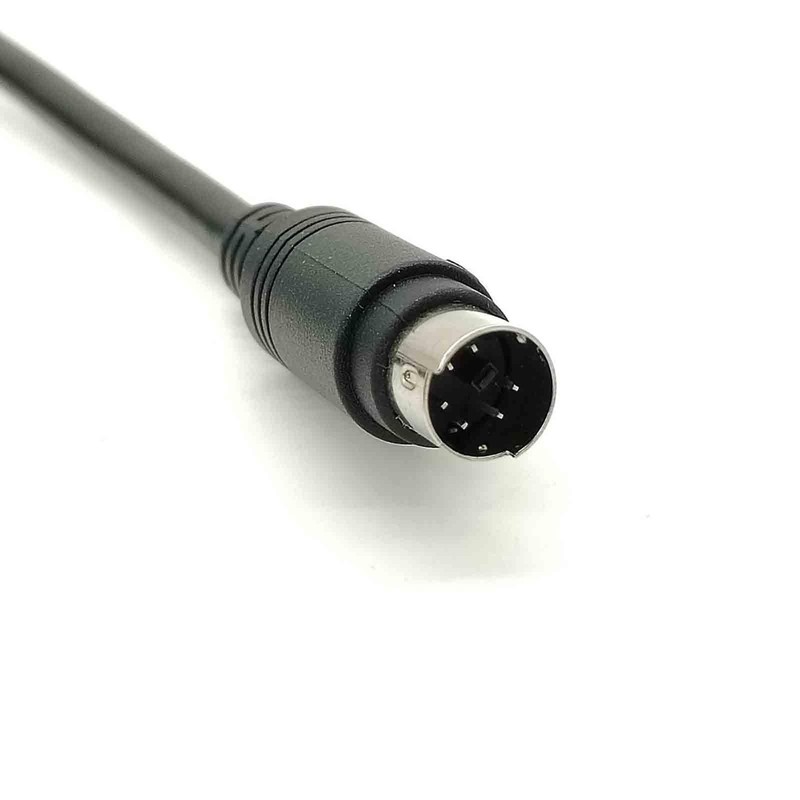1.8 Meter USB RS232 To Mini Din 6Pin Male Serial Adapter Data Transfer Cable gallery