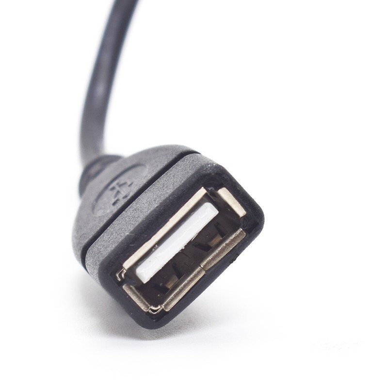 60x 22AWG USB 2.0 Female DIY Repair Pigtail Cable 0.3M/1FT 2-Pin Bare Wire 5V 3A gallery