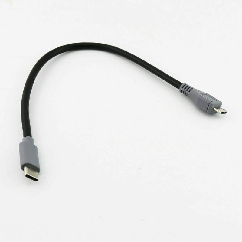 1x Micro USB 5 Pin Male To 3.1 Type C Male Converter OTG Adapter Lead Data Cable gallery