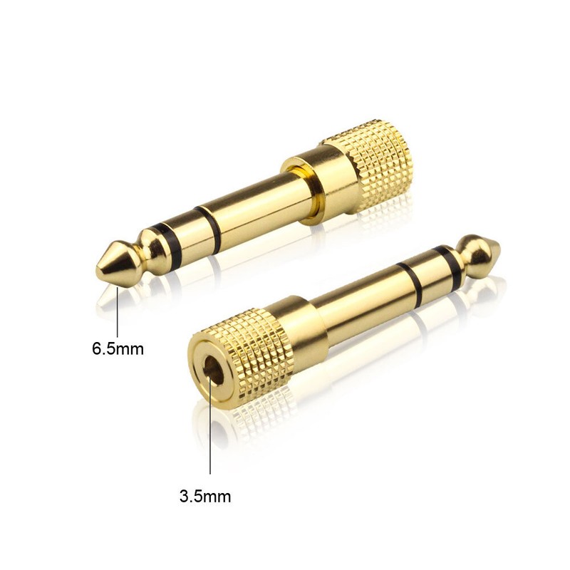6.35mm 1/4" Male to 3.5mm 1/8" Female TRS Stereo Audio Headphone Adapter Useful gallery