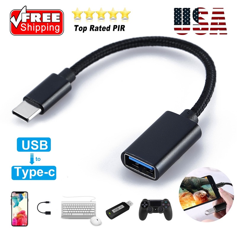 Type C USB-C 3.1 Male To USB 3.0 Female OTG Adapter Converter Cord Cable Lot