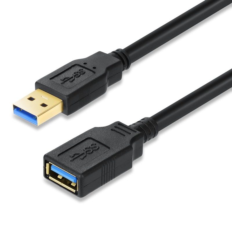 20Ft USB 3.0 Extension Cable Type A Male to Female High Speed Data Transfer Cord