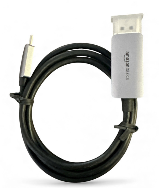 Amazon Basics USB-C to DisplayPort Adapter Cable 4K 60Hz Black gallery