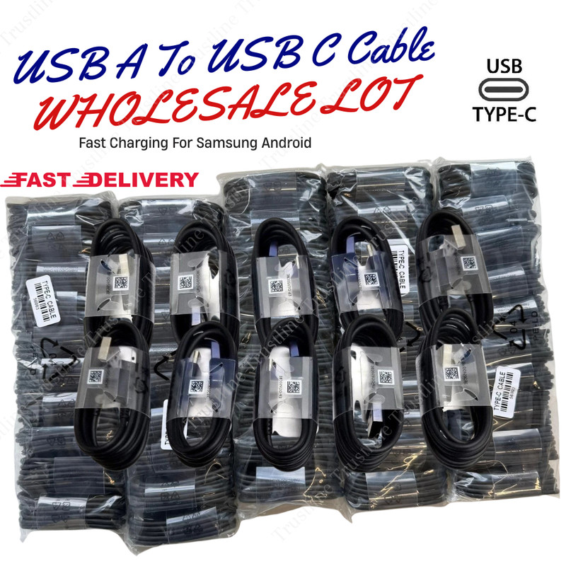Charger for Samsung GalaxyS8/S9/S10 Plus Active S10e USB C Cable Type C Cord Lot