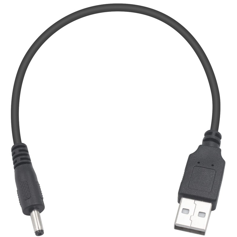 USB to DC Cable, 3.5×1.35 mm 5V DC Power Charging Cord, Electronics Barrel Ja…