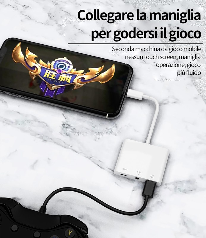zoyuzan Compatible for iPhone Headphone Adapter 3.5mm AUX Audio Jack Charger Don gallery