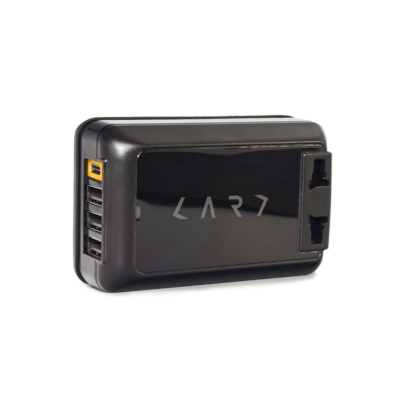 CARD Travel Adapter 4-Pro (Type C+3 USB Ports) (Black) Black