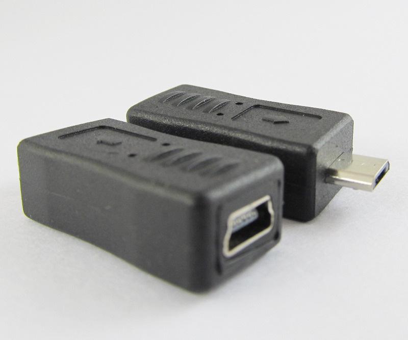 4pcs 5pin Female Jack To Micro 5pin Male Mini USB Adapter Converter Connector gallery