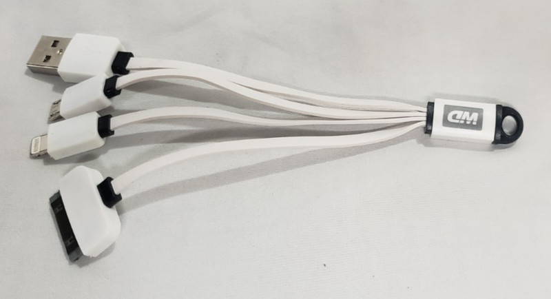 WD 3-in-1 octopus charging cable (Micro USB, Apple 30 Pin Cable, iPhone cable)