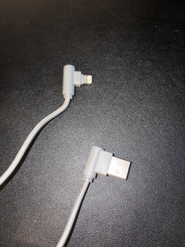 9ft Braided USB Cable With Right Angle Charger gallery