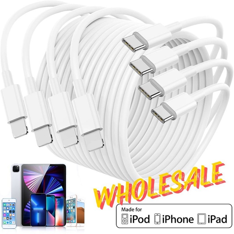 PD 20W USB C Fast Charger Cable For iPhone 14/13/12/11 XR X Data Type C Cord Lot