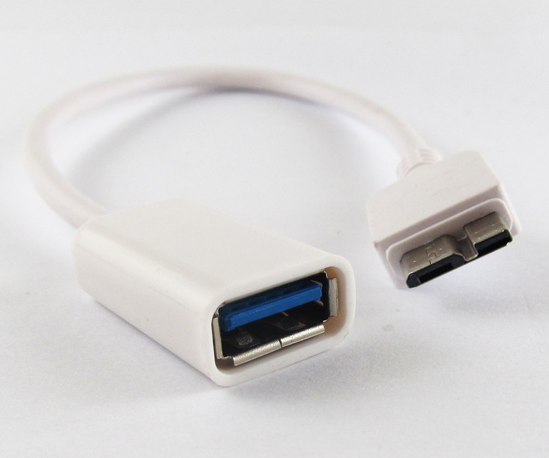 4x USB White 3.0 OTG Host Flash Disk Cable for Samsung Galaxy Note 3 N9000 N9005 gallery