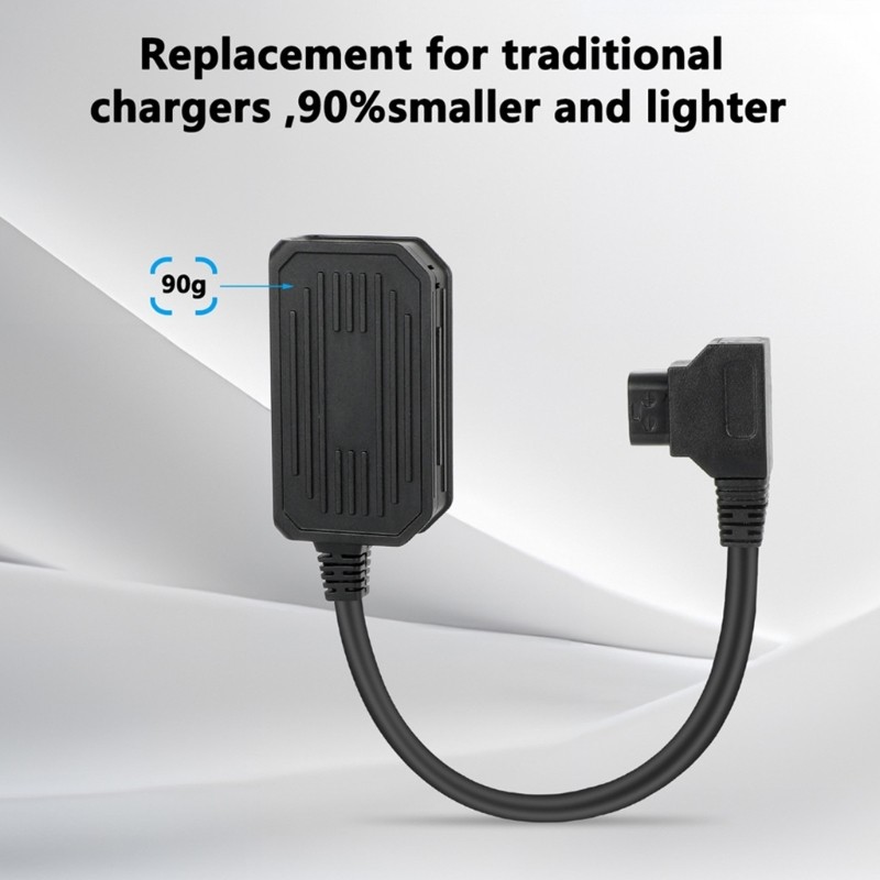 Practical D Tap to Type C Converter with Flash Charge Capability ABS Texture gallery