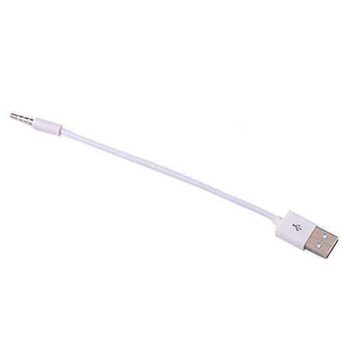 2 Pack for iPod Shuffle Charger Cable USB Data Sync Charging Cord Jack 3.5mm ... gallery