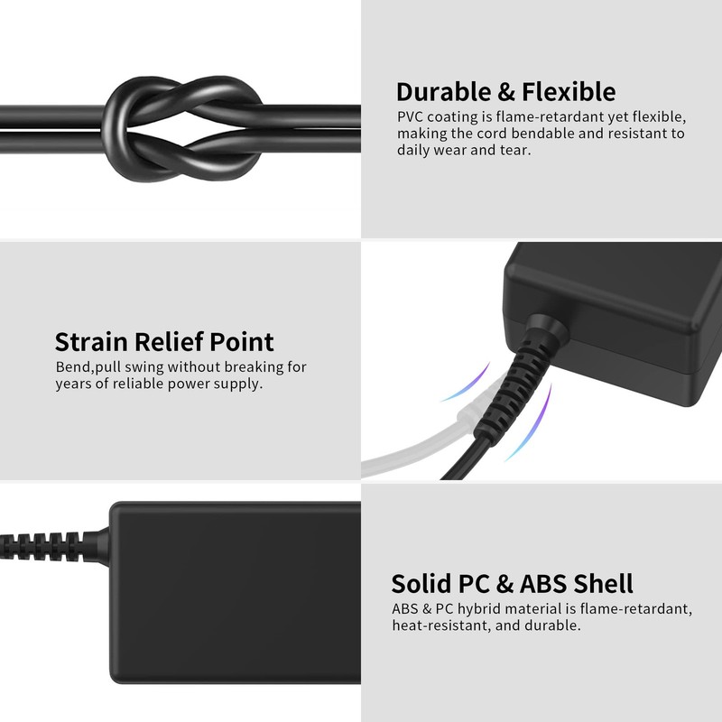 AC Adapter Charger for Toshiba Satellite c655d-s5511 C655D-S5509 FP205D-S7429 gallery