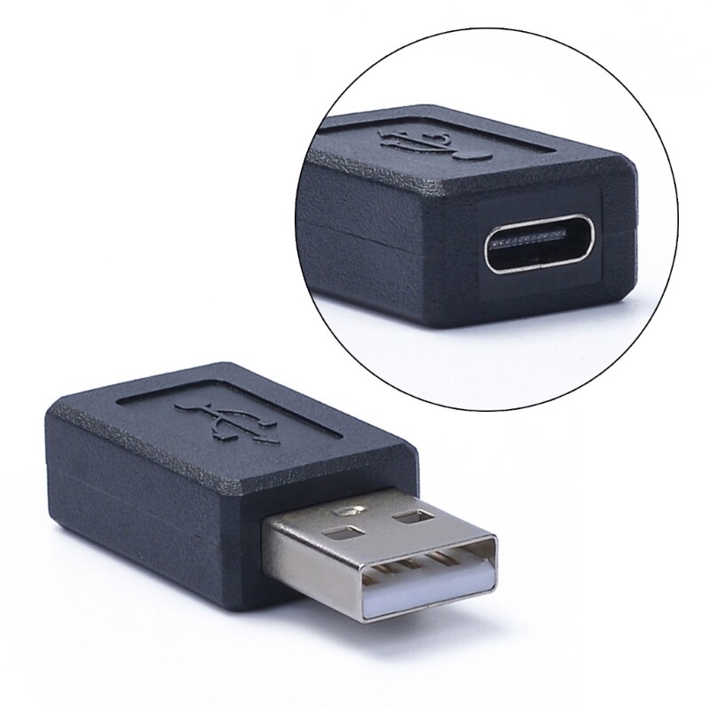 USB C Female to USB 2.0 Male Adapter 480mbps Fast Data Transfer Power Adapter gallery