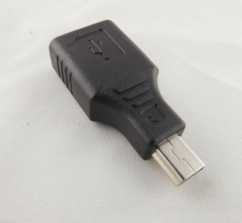10pcs F/M USB 2.0 A Female To Mini USB B 5 Pin Male Plug OTG Adapter Converter gallery