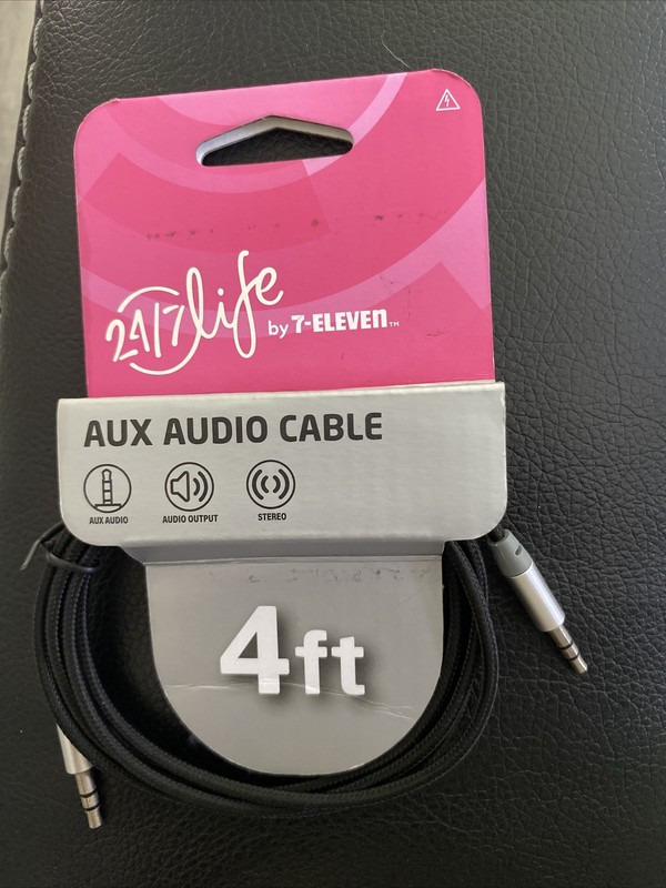 Aux Cable 3.5mm Male to Male Auxiliary Audio for Car,Pc,Phones,iPad