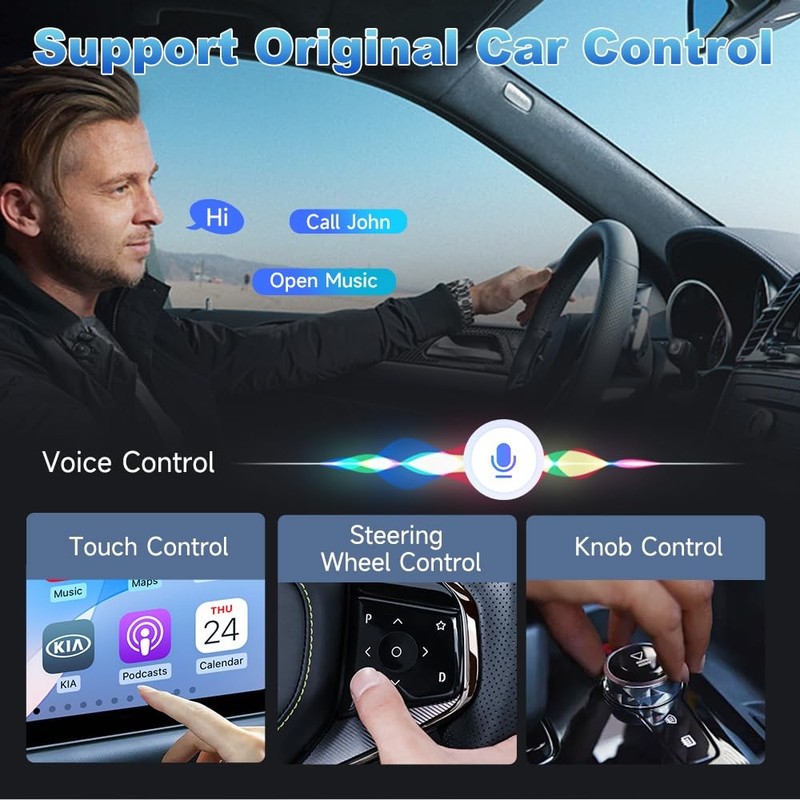Carlinkit FireDrive Link Pro Car TV Converter, Wireless CarPlay Adapter with ... gallery