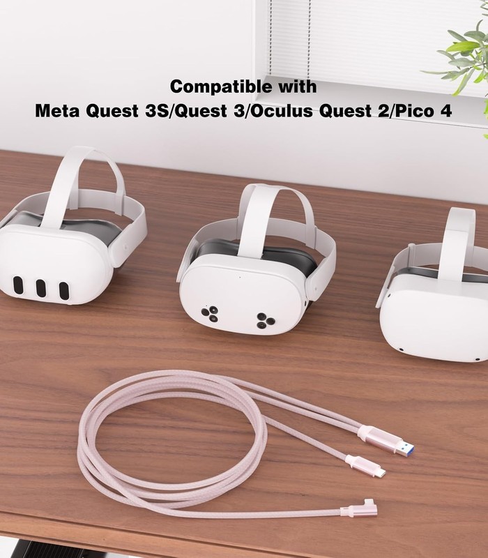 16FT VR Charging Link Cable USB 3.0 High Speed Data & Charge for Meta Quest gallery
