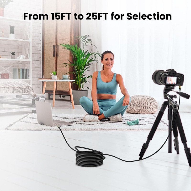 USB 3.0 Micro 10-Pin Cable 15FT, Extra Long Type 3.1 C to Micro B External Ha... gallery