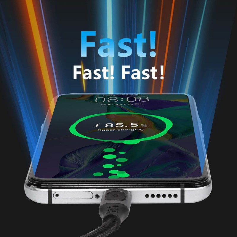 100W USB to USB Fast Power Cable,Supports UP to 5A 20V with 3PCS 5V 9V 12V DC... gallery