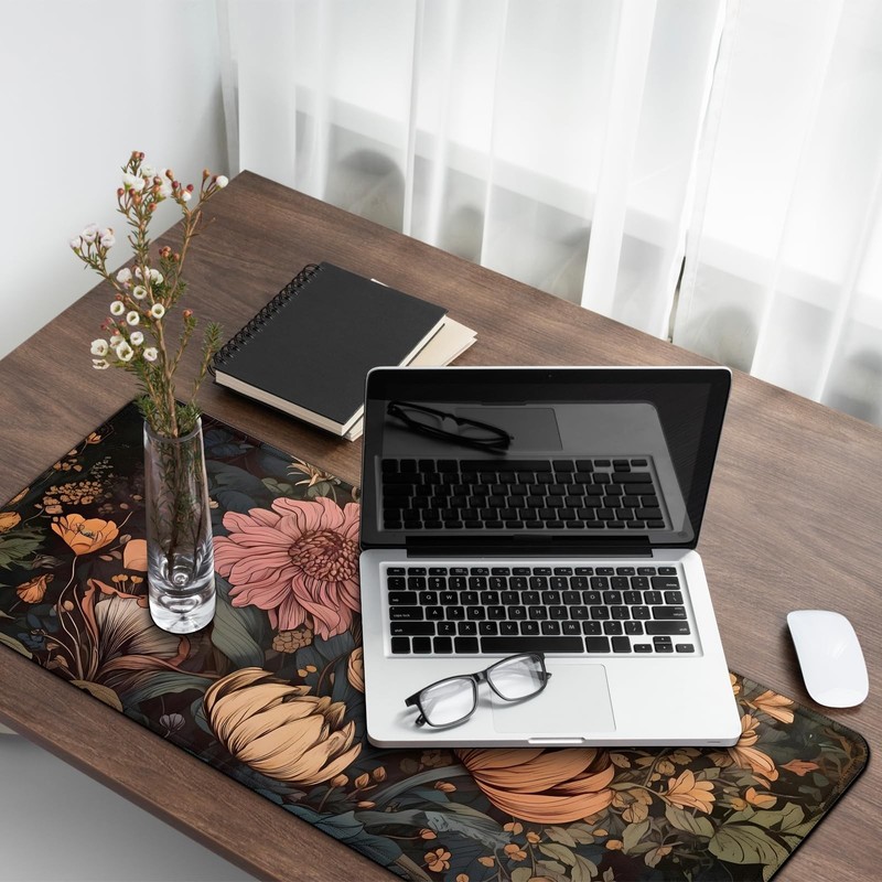 Gaming Mouse Pad with Anti-Slip Rubber Base, Extended Large Computer Mouse Ma... gallery