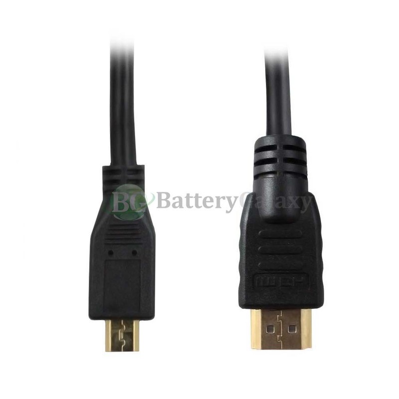 Gold 24K Micro HDMI 1.4 Adapter Cable Cord 6FT 1080p 2160p Type A-D 600+SOLD gallery