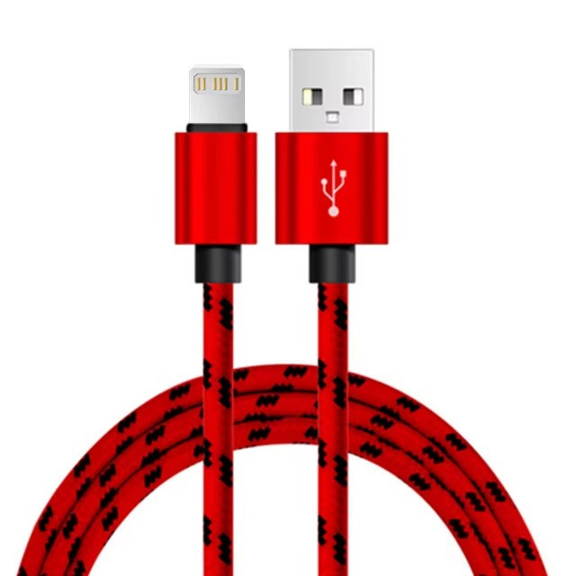 USB Cable for ios 14 13 12 11 Pro Max Xs X 6 6s 7 8 Plus 5 SE 2.4A Fast