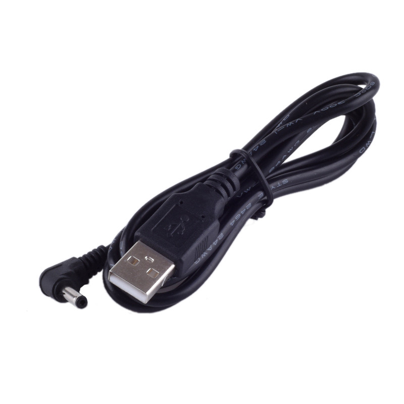 90° Angle DC Power Plug USB Convert To 3.5*1.35mm Jack Cord Connector Cable gallery