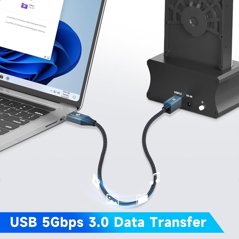 USB 3.0 Type A to B Cable 6.6FT Printer Scanner External Hard Drive Cord gallery