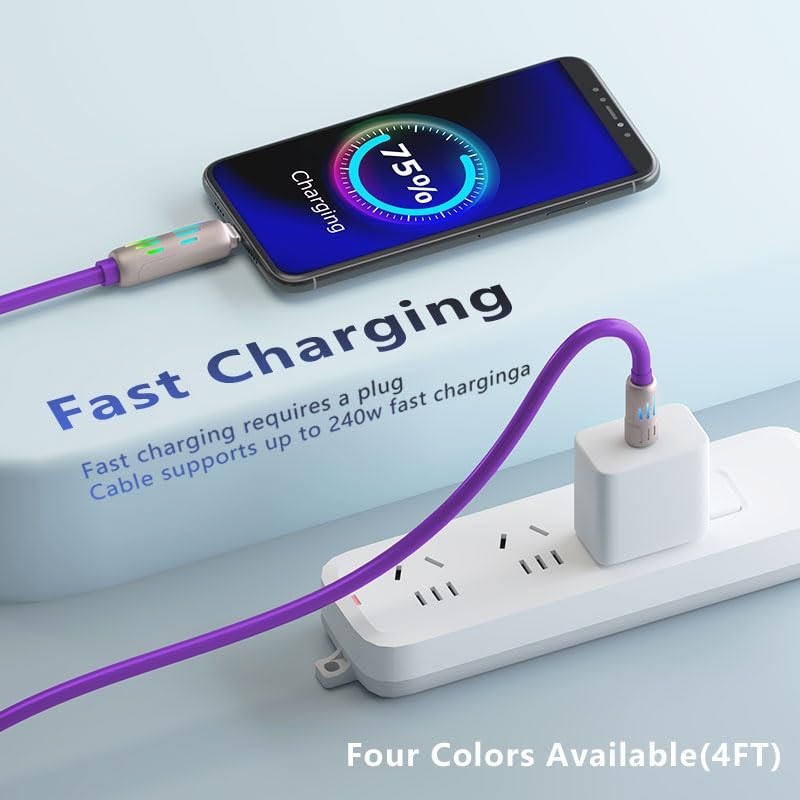 4-in-1 USB C Multi Charger - 240W, 480Mbps, Compatible with iPhone and Samsung gallery